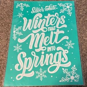 New Chalk Couture "Silver White Winters" Transfer